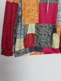 Bluza z kapturem w kolorowy patchwork – rozmiar M