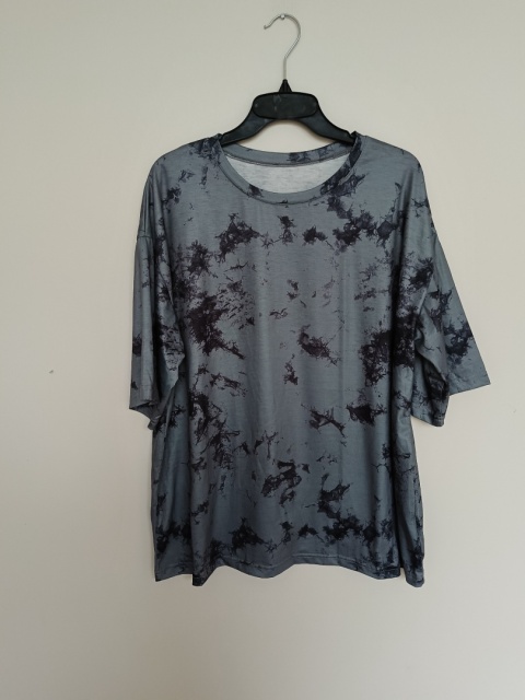 Oversize’owa bluzka tie-dye SHEIN • Rozmiar XL •