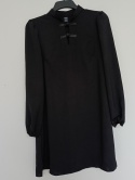 Sukienka damska SHEIN czarna zapinana pod szyją XL – elegancka