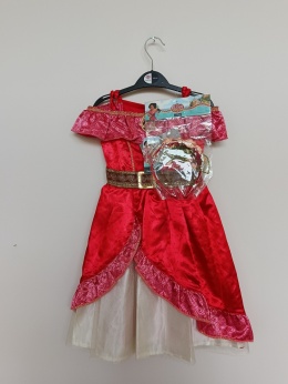 Sukienka kostiumowa Elena z Avaloru 2–3 lata + opaska