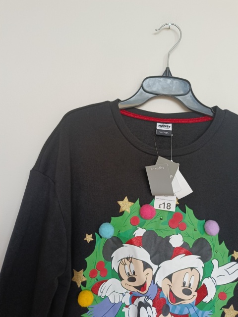 Świąteczna bluza Disney z lampkami LED L(44/46)