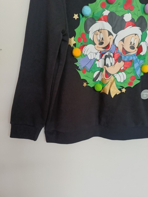 Świąteczna bluza Disney z lampkami LED L(44/46)
