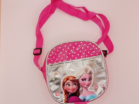 Torebka dziecięca Frozen – różowa na ramię