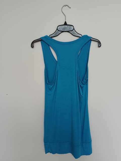 Turkusowa długa bokserka sportowa • Elastyczna • Brak metek