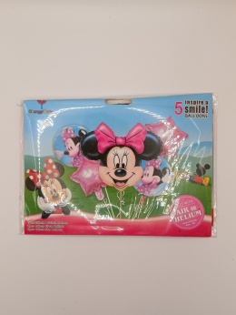 Zestaw Balonów Foliowych – 5 szt., Różowy Motyw, Model ZCS 1339-010