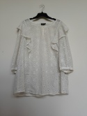 Zizzi biała bluzka ażurowa M – delikatna, kobieca