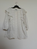 Zizzi biała bluzka ażurowa M – delikatna, kobieca