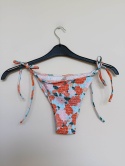 Bikini damskie SHEIN wiązane kolorowe kwiaty marszczone rozmiar L