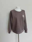 Bluza damska oversize NY taupe – kawa z mlekiem New York Made in Italy