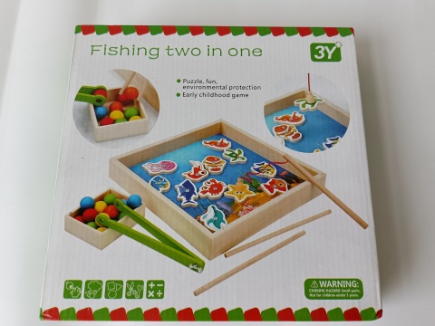 gra edukacyjna łowienie rybek oraz sorter kulek