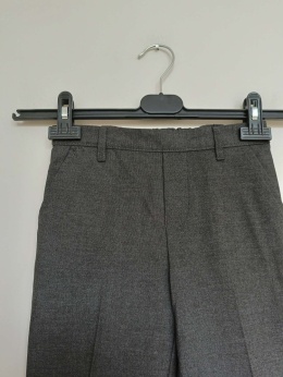 Eleganckie spodnie chłopięce TU 5 lat 110 cm grafitowe spodnie wizytowe