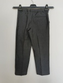 Eleganckie spodnie chłopięce TU 5 lat 110 cm grafitowe spodnie wizytowe
