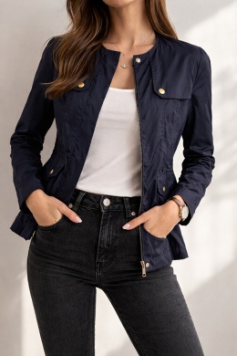 Granatowa lekka kurtka Top Secret – rozmiar 36