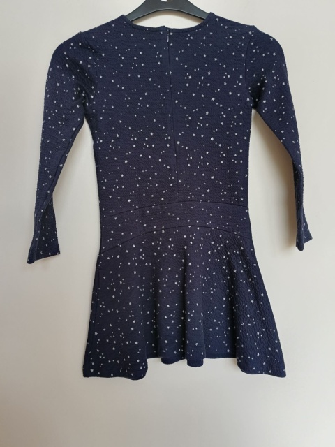 Granatowa sukienka OVS Kids w gwiazdki • R. 140 (9–10 lat)