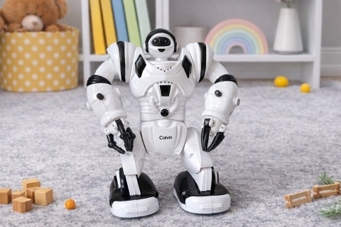Interaktywny robot Calvin Mini – światło i dźwięk | Strong Pioneer | 3+