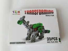 Klocki konstrukcyjne Transforming Master – Brontosaurus 35 elementów | 3+