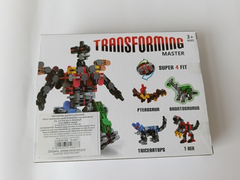 Klocki konstrukcyjne Transforming Master – Brontosaurus 35 elementów | 3+