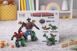 Klocki konstrukcyjne Transforming Master – Brontosaurus 35 elementów | 3+