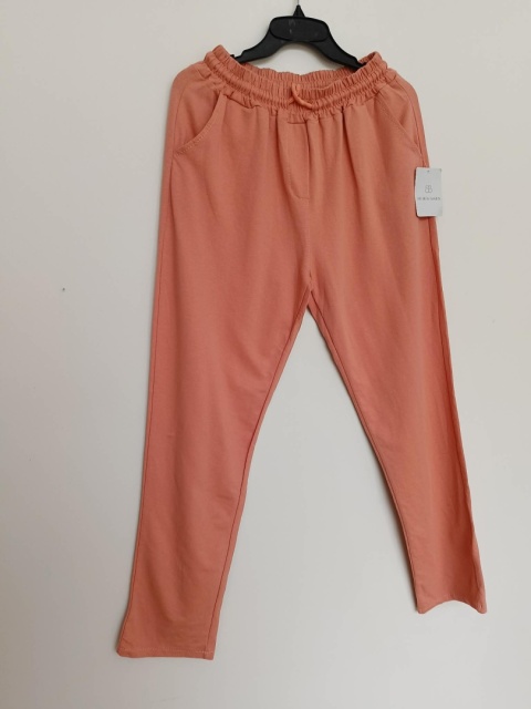 Komplet dresowy damski BEI BEI & FASHION – brzoskwiniowy | Bluza + spodnie | Nowy