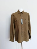 Koszula Unisex George Khaki – 100% Bawełna, Długi Rękaw, Kieszenie, Rozmiar S