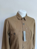 Koszula Unisex George Khaki – 100% Bawełna, Długi Rękaw, Kieszenie, Rozmiar S