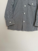 Koszula dziecięca w kratkę czarno-biała BIENZOE – bawełniana – nowa z metką – 4–5 lat