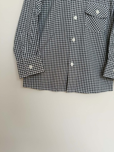 Koszula dziecięca w kratkę czarno-biała BIENZOE – bawełniana – nowa z metką – 4–5 lat