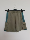 Krótkie spodenki cargo George khaki 8-9 lat