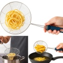 Łyżka cedzakowa / sitko kuchenne do makaronu i smażenia – stal nierdzewna, 31,5 cm