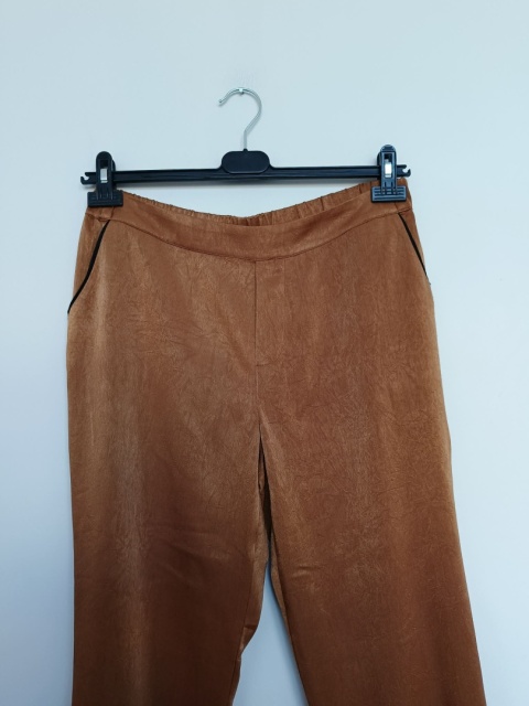 Miedziane spodnie Culture r. M – lekkie, eleganckie,