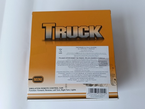 Mini pojazd budowlany RC z efektami świetlnymi