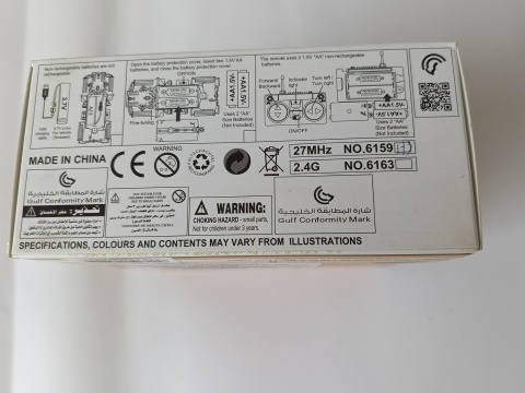 Mini betoniarka RC – samochód zdalnie sterowany 1:64, światła LED, 3+