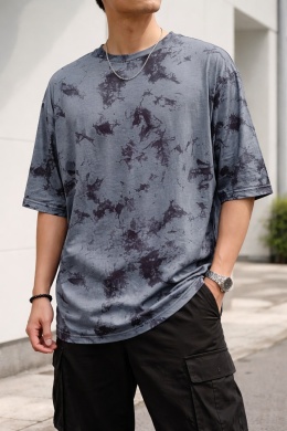 Oversize’owa bluzka tie-dye SHEIN • Rozmiar XL •