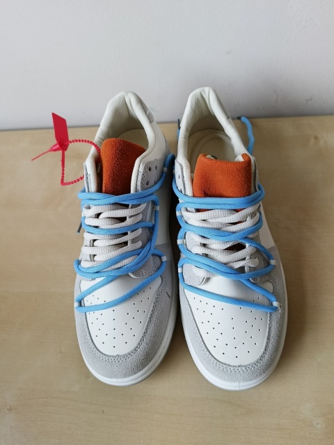 Sneakersy damskie r. 39 biało-szare z niebieskimi sznurówkami 25 cm nowe