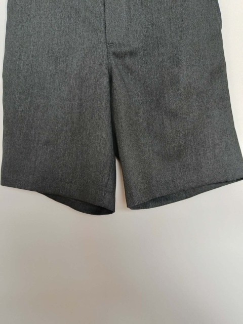 Spodenki chłopięce eleganckie szare George 8-9 lat (128-135 cm) krótkie spodnie szkolne