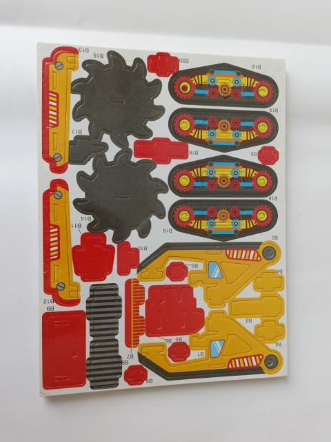 Puzzle 3D – Pojazd Górniczy / Maszyna Budowlana – Model 019, 20 elementów