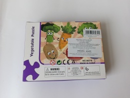 Puzzle dla dzieci Warzywa 3+ | Vegetable Puzzle | 24 elementy