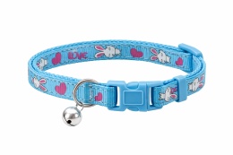 Regulowana obroża materiałowa z dzwoneczkiem dla psa i kota 23,5–36 cm | 1,5 cm |