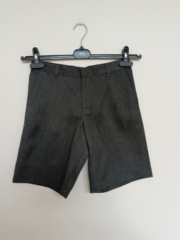 Spodenki chłopięce eleganckie szare George 9-10 lat (135-140 cm) krótkie spodnie szkolne