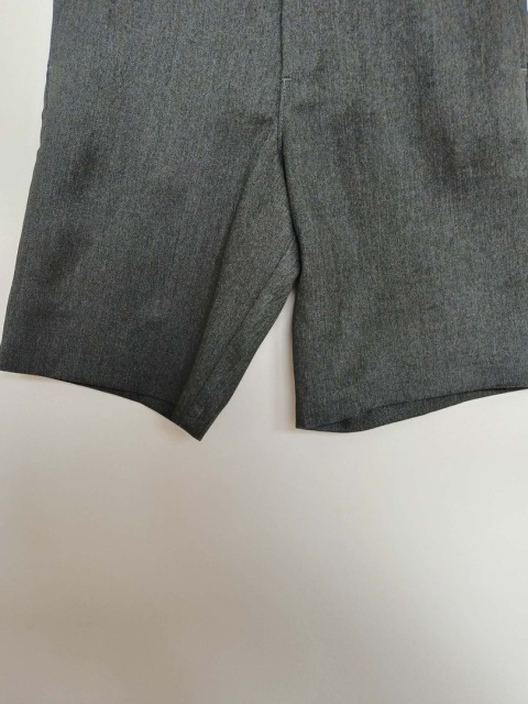 Spodenki chłopięce eleganckie szare George 9-10 lat (135-140 cm) krótkie spodnie szkolne