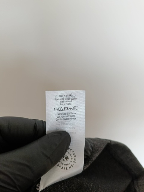 Spódnica dziewczęca George 8 lat grafitowa szkolna elegancka z metką