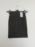 Spódnica dziewczęca George 9-10 lat 135-140 cm grafitowa elegancka