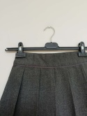 Spódnica dziewczęca TU 10 lat 140 cm grafitowa szkolna plisowana