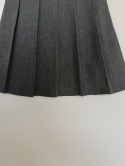 Spódnica dziewczęca TU 10 lat 140 cm grafitowa szkolna plisowana