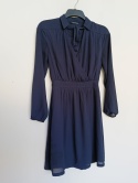 Sukienka damska Reserved granatowa kopertowa elegancka rozmiar 36