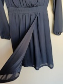 Sukienka damska Reserved granatowa kopertowa elegancka rozmiar 36