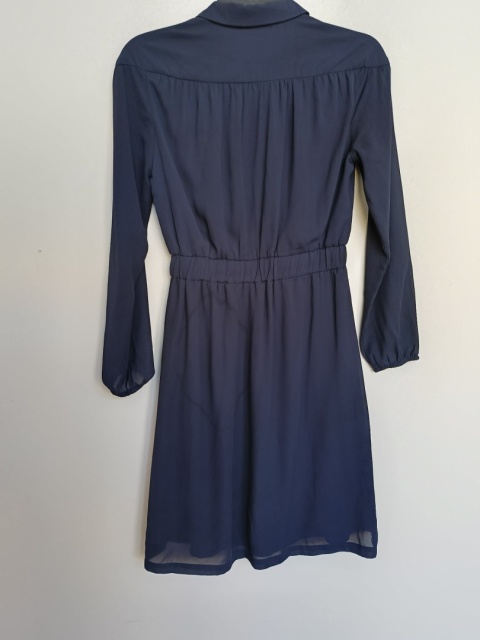 Sukienka damska Reserved granatowa kopertowa elegancka rozmiar 36