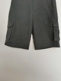 Szorty chłopięce cargo George 9-10 lat (135-140 cm) grafitowe kieszenie