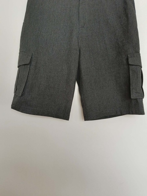 Szorty chłopięce cargo George 9-10 lat (135-140 cm) grafitowe kieszenie