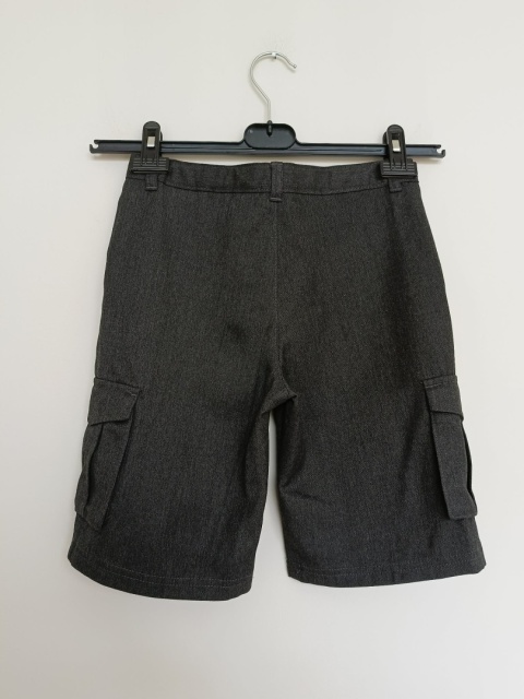 Szorty chłopięce cargo George 9-10 lat (135-140 cm) grafitowe kieszenie